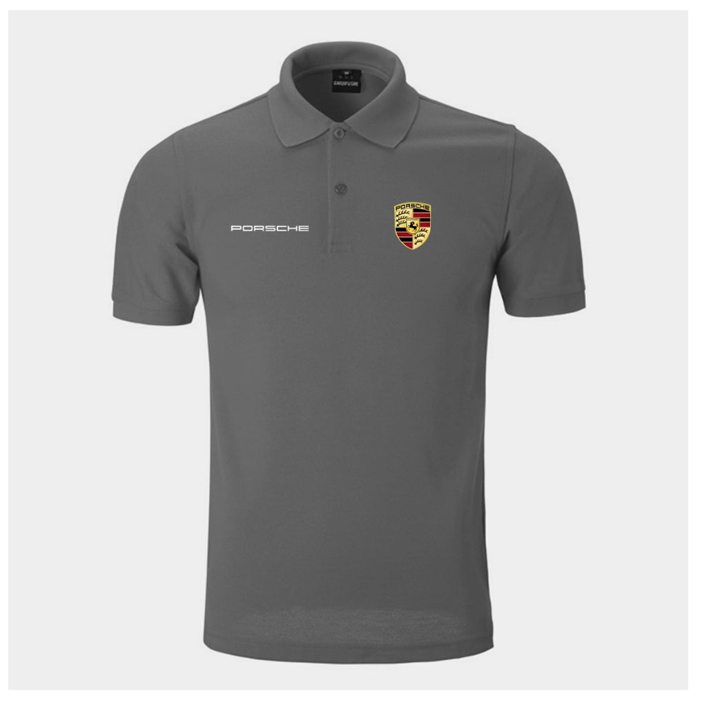 [KAUFEN SIE 1, ERHALTEN SIE 2] Kit 2 Porsche-Poloshirts