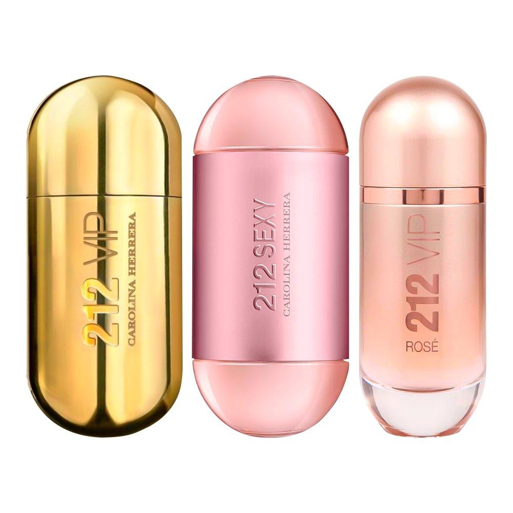 3 Parfum 212 VIP Rosé, 212 VIP e 212 Sexy - Eau de Parfum - Damenparfum