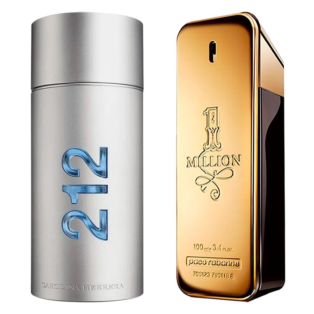 Combo von Herrendüften - 212 MEN NYC und 1 Million - Eau de Parfum - Herrenparfum