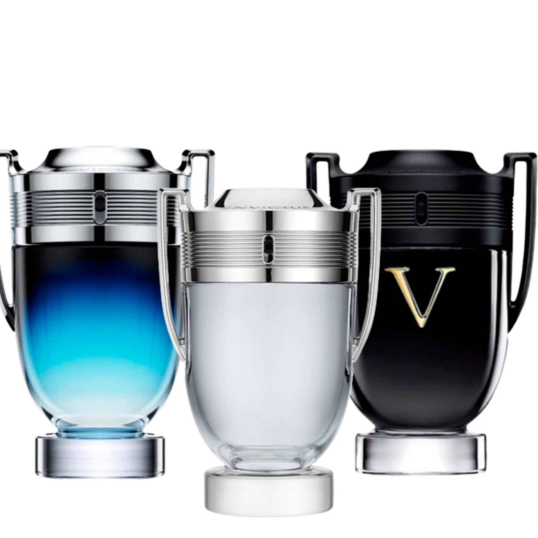 3 Parfums Invictus - Invictus Traditionell, Invictus Legend, Invictus Victory- Eau de Parfum - Herrenparfum